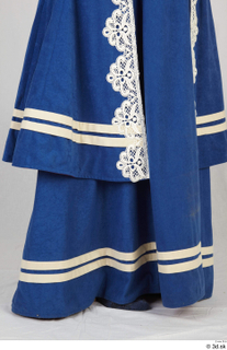 Photos Woman in Historical Dress 94 17th century blue skirt…